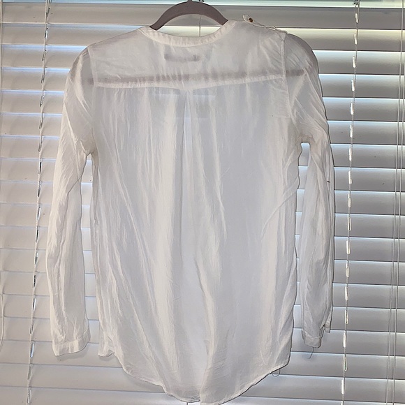 ZARA BLOUSE WITH GOLD DETAILS - Picture 4 of 4